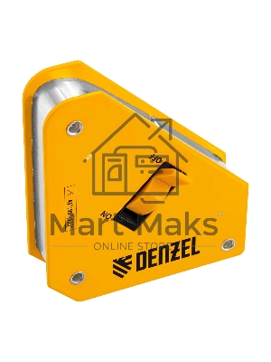 Фиксатор магнитный Denzel отключаемый для сварочных работ усилие 30 LB, 45х90 град.