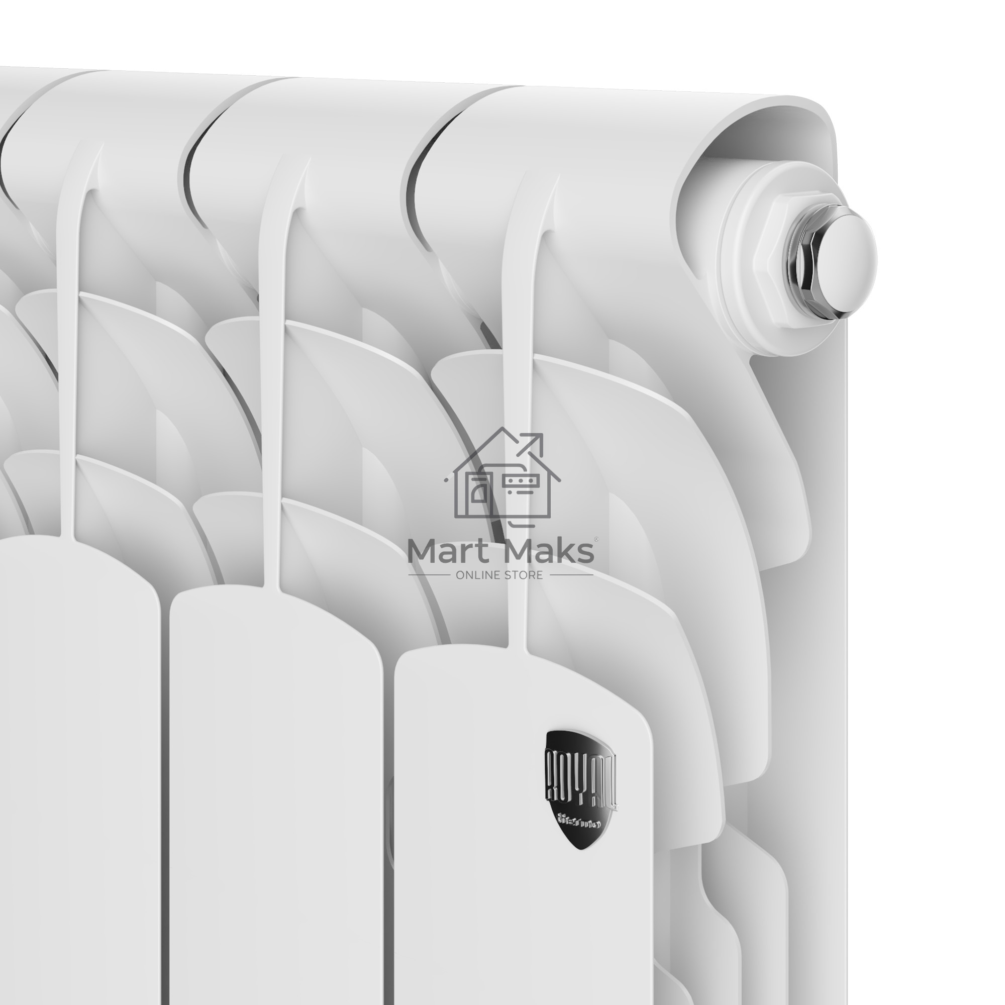 Радиатор алюминиевый Royal Thermo Revolution A 350 - 8 секц.