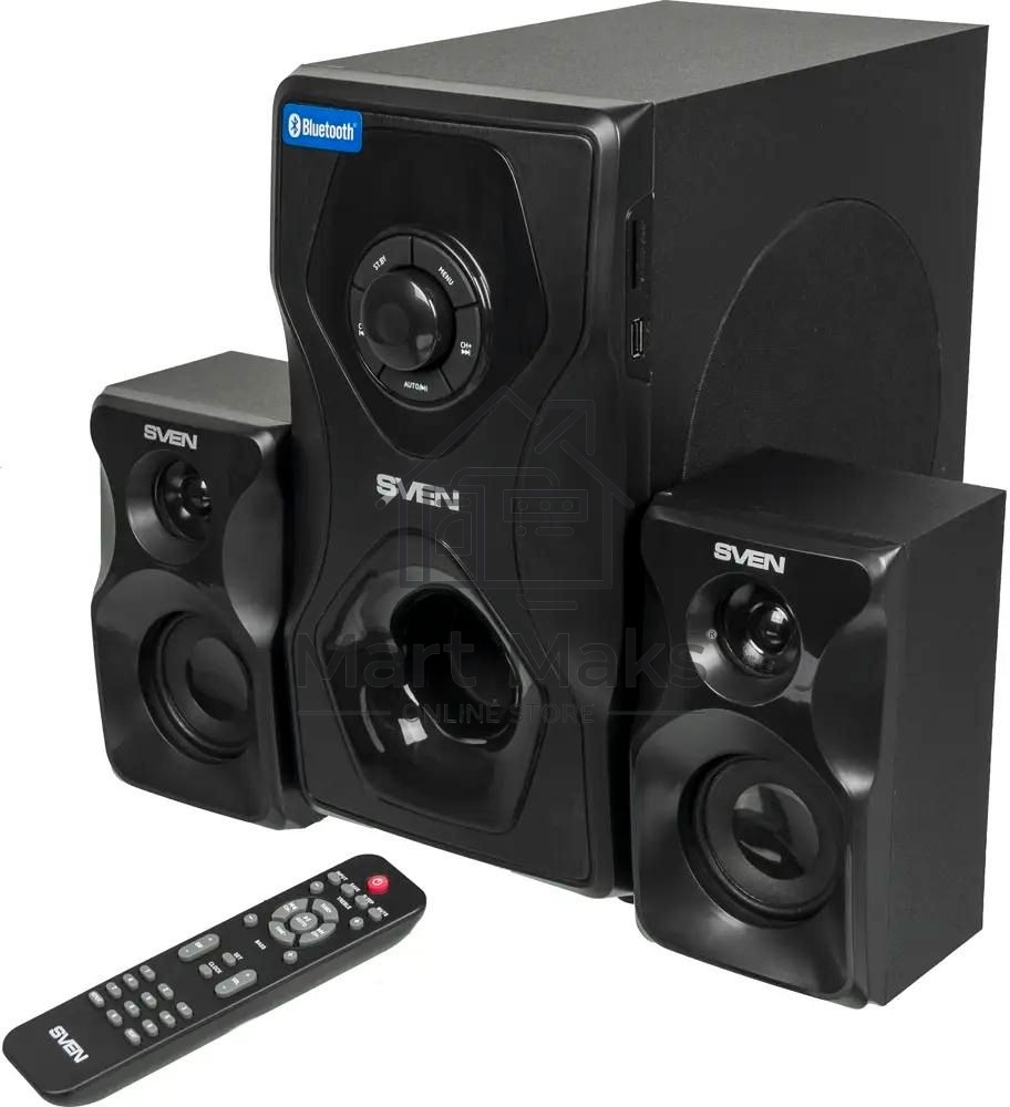 Акустическая система SVEN AC MS-2055, черный (55Вт, FM-тюнер, USB/SD, дисплей, ПДУ, Bluetooth)