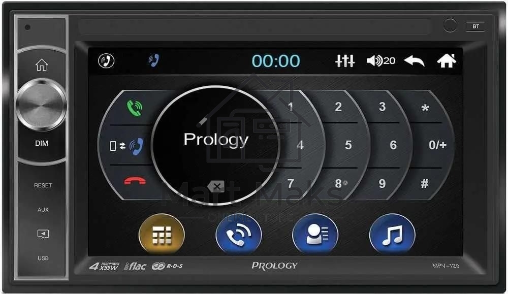 Автомагнитола Prology MPV-120 2DIN 4x55Вт