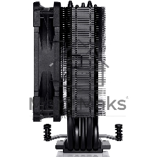 Кулер для процессора Noctua NH-U12S chromax черный, 120 мм, медь, 1500 об/мин, 22.4 дБ, 4 pin PWM, высота 158 мм