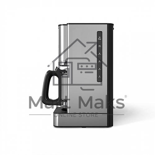 Кофеварка капельная BQ CM1004 серебристый/черный, исп. кофе - молотый, 1.8 л, 1000 Вт.