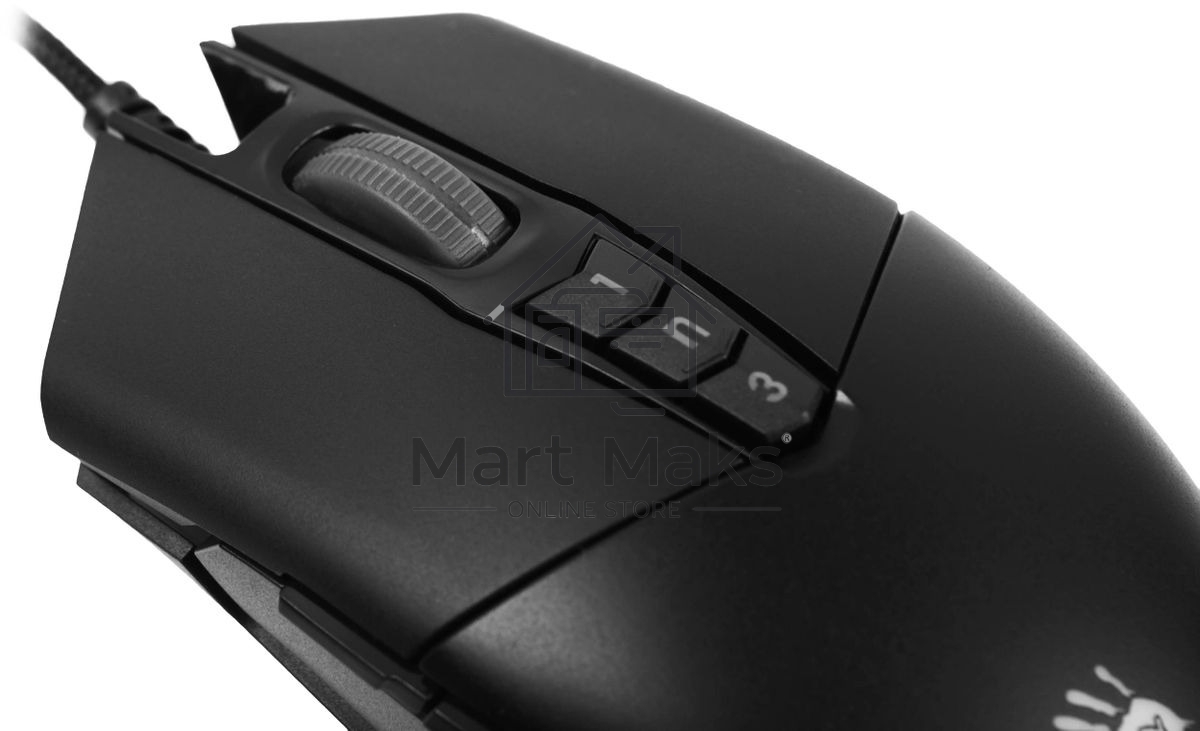 Мышь проводная A4Tech Bloody P91s черный, 8000 dpi, USB, кнопки - 8
