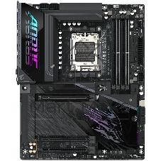 Материнская плата Gigabyte X870E AORUS PRO X3D, AM5, AMD X870E, 4xDDR5, 4xSATA, 4xM.2, 1xPCIe 5.0 x16, 1xPCIe 4.0 x16, 1xPCIe 3.0 x16, 1xHDMI, 1x5Gb LAN, Wi-Fi 7, Bluetooth 5.4, 2xUSB-C 40Gbps (USB4), 2xUSB-C 10Gbps, 5xUSB-A 10Gbps, 3xUSB-A 5Gbps, 3x3.5 мм + S/PDIF оптический, 7.1, чёрный, ATX
