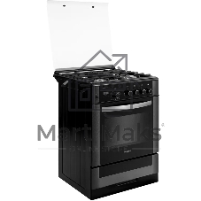 Плита газовая Gefest ПГ 6300-03 0046 черный, конфорок 4 шт, духовка 52 л, 60 см x 85 см x 60 см