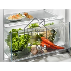 Встраиваемый холодильник Electrolux LRB3AE12S, механическое управление, полезный объем: 208 л, перенавешиваемые двери, 54.8x54.9x121.8 см, белый