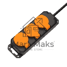Удлинитель силовой Filum FL-PEC-3SCH-IP44 IP44, 3 розетки Schuko с кабелем 3х1.5 длиной 1.5 м.