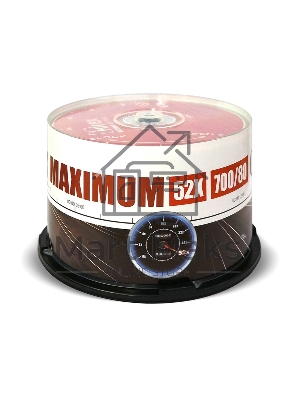 Диск CD-R Mirex 700 Mb, 52х, Maximum, Cake Box (50), (50/300)