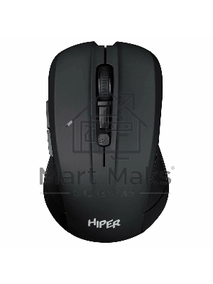Мышь беспроводная HIPER HOMW-101-BT черный, 1600 dpi, радиоканал, USB, кнопки - 4