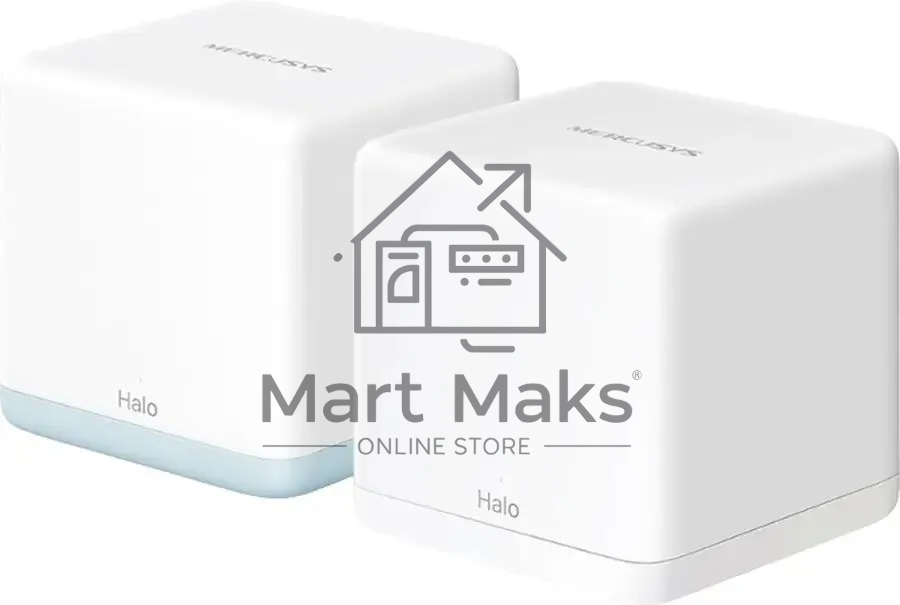 Mesh Wi-Fi система Mercusys Halo H32G(2-pack) AC1200, до 300 Мбит/с на 2,4 ГГц + до 867 Мбит/с на 5 ГГц, комплект 2 шт