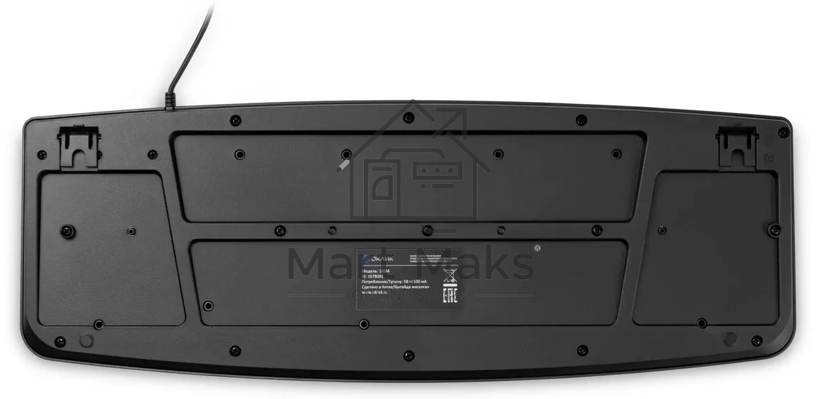 Клавиатура Oklick 105M (1678092) проводная, USB, черный
