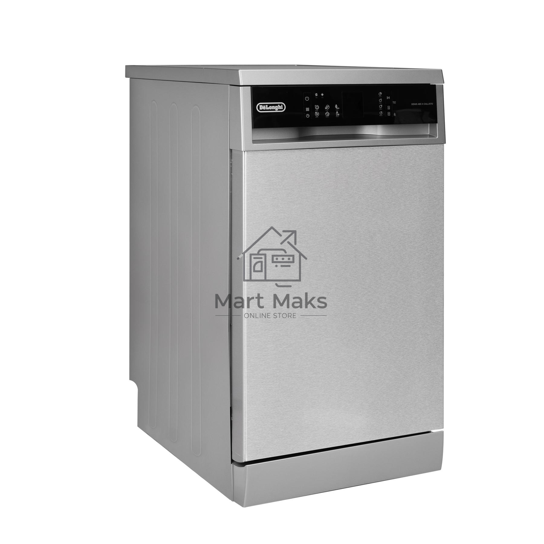 Посудомоечная машина DeLonghi DDWS 465 X Callisto, серебристая, 44.8 см, 10 компл., 52 дБ, класс A++