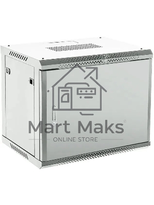 Шкаф коммутационный Rexant настенный 9U 450x600 мм пер. дв. металл серый