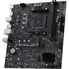 Материнская плата MSI PRO B550M-B, AM4, AMD B550, 2xDDR4 (до 64 ГБ), 4xSATA, 2xM.2 (PCIe 4.0/3.0), 1xPCIe 4.0 x16, 1xPCIe x1, 1xHDMI, 1xDP, 1x1Gb LAN, 4xUSB-A 5Gbps, 2xUSB-A 2.0, 1xPS/2, 3x3.5 мм, 7.1, чёрный, mATX