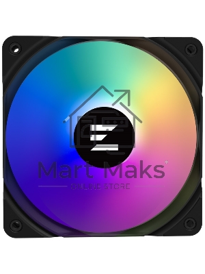 Вентилятор для корпуса Zalman ZM-AF120 ARGB черный, 120 мм, 2000 об/мин, 29.7 дБ, 4 pin