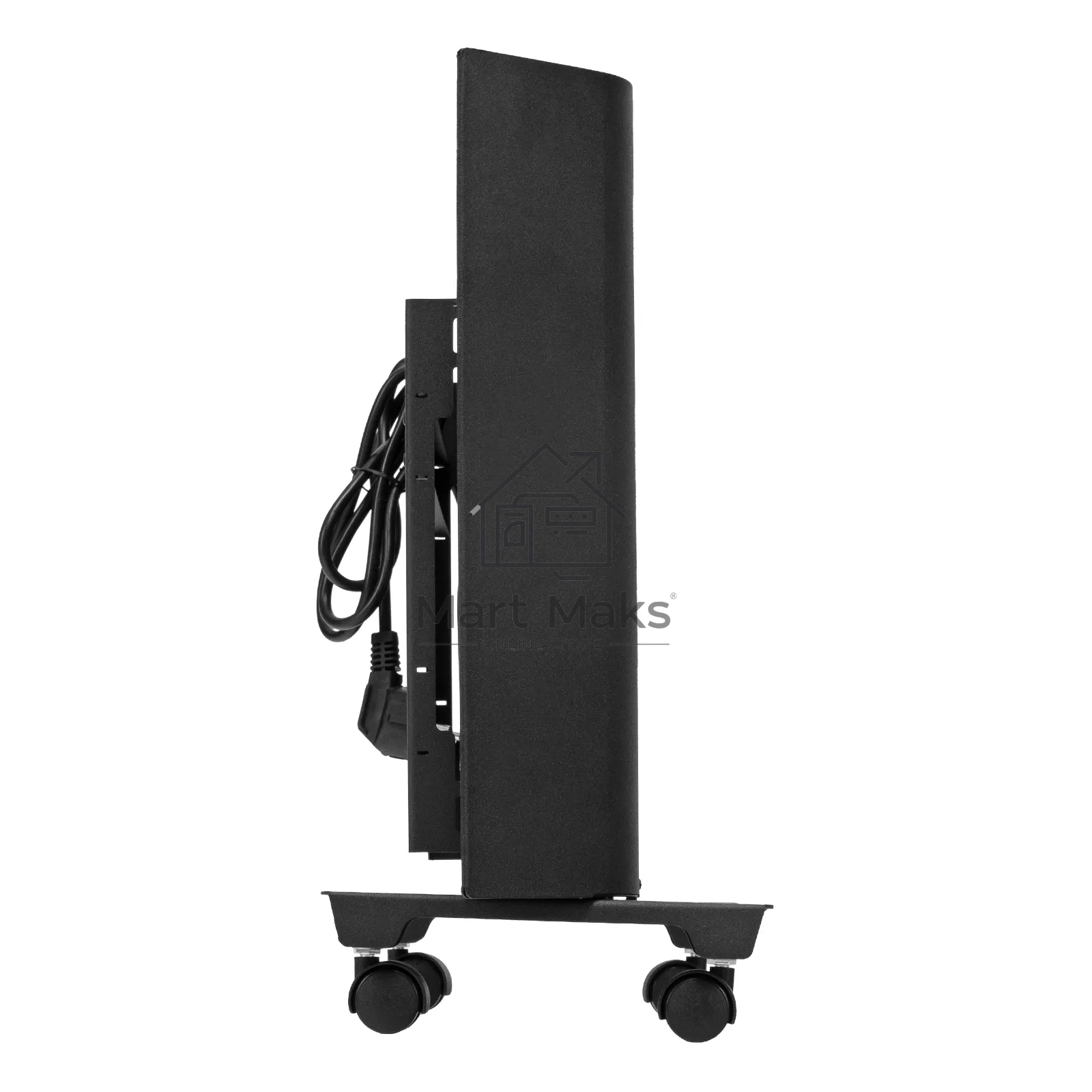 Конвектор Denzel XCE-1000B черный, 1000 Вт, 15 м2, термостат