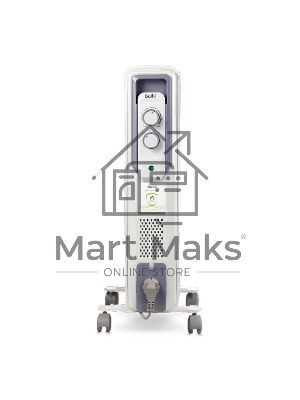 Масляный обогреватель Ballu CUBE BOH/CB-09W (9 секций), белый, 2000 Вт, 25 м2, механический термостат