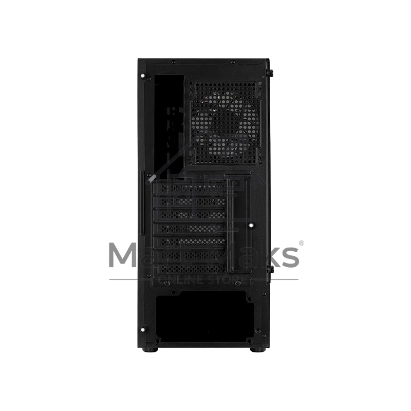 Компьютерный корпус MidTower Aerocool/Formula Quantum-G-BK-v2 черный без Б/п, ATX 3FRGb Fan on front panel