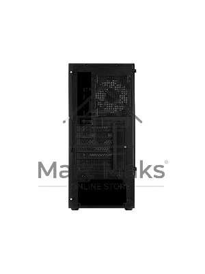 Компьютерный корпус MidTower Aerocool / Formula Quantum-G-BK-v2 черный без Б/п, ATX 3FRGb Fan on front panel