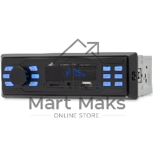 Автомагнитола Digma MCP-225B, 1 DIN, Bluetooth, USB Type-A, AUX