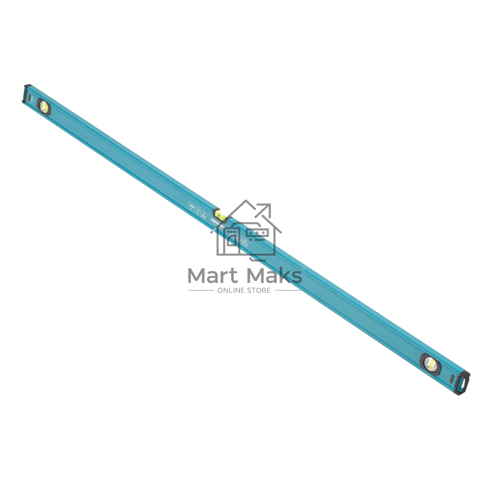 Уровень Gross 33655 алюминиевый, магнит., фрезерованный, 3 глазка, 0,5 мм/м, 1500 мм