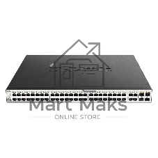 Коммутатор D-Link DGS-1210-52MP/F4A, 48×1 Гбит/с + 4×1 Гбит/с Combo, настраиваемый