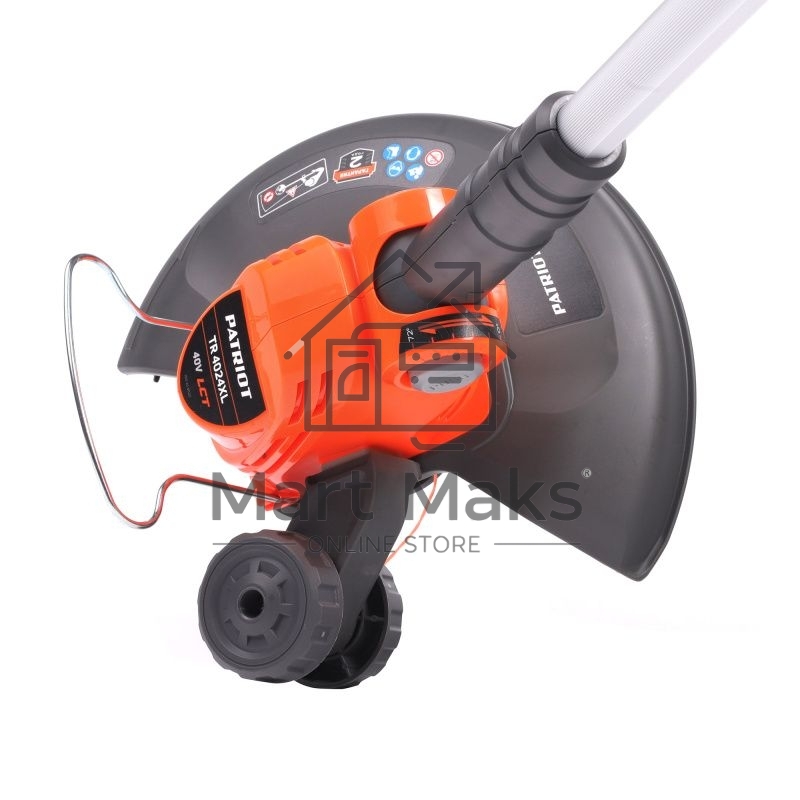 Триммер аккумуляторный PATRIOT TR4024XL, 40B платформа LCT, ширина кош. 30см, запасная леска, один АКБ (4,0А*ч) и ЗУ
