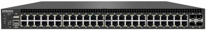 Управляемый (L3) гигабитный коммутатор OSNOVO, 48 *10/100/1000Base-T,  4*10G SFP+ Uplink