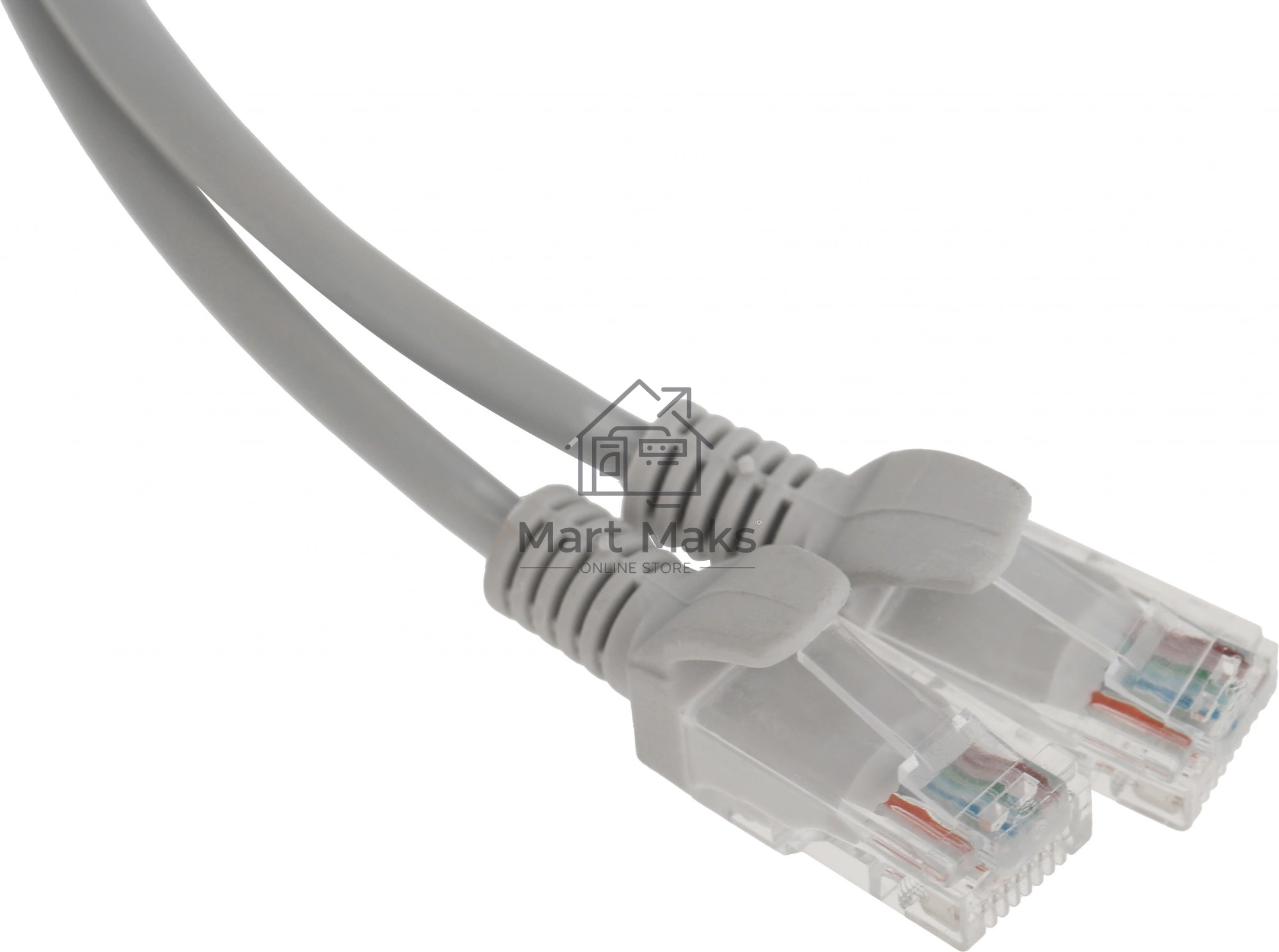 Патч-корд Premier 5-970 1Гбит/с UTP 4 пары cat.5E CCA molded 2м серый RJ-45 (m)-RJ-45 (m)