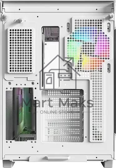 Компьютерный корпус Montech King 65 PRO белый без БП ATX 8x120mm 6x140mm 2xUSB3.0 audio bott PSU