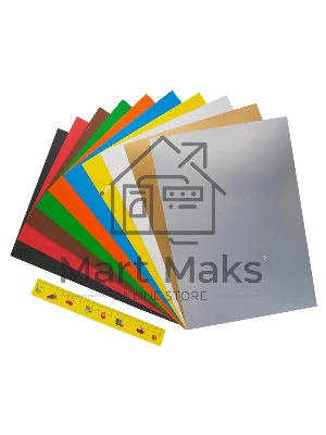 Картон цветной Silwerhof 10л. 10цв. A4 Монстрики 230г/м2 1диз. обл., мелованный, картон папка