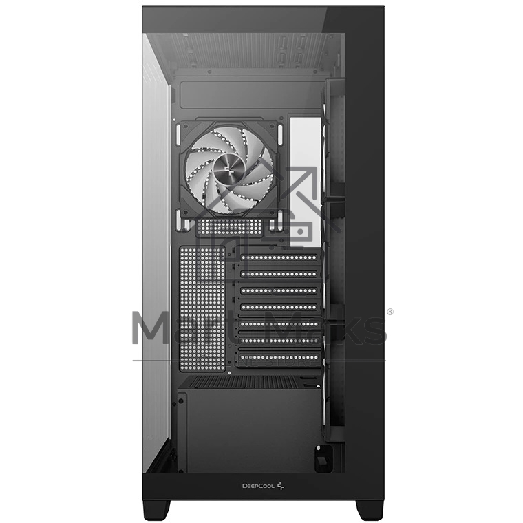 Компьютерный корпус Deepcool CG580 4F черный без БП ATX 6x120mm 3x140mm 2xUSB3.0 audio bott PSU