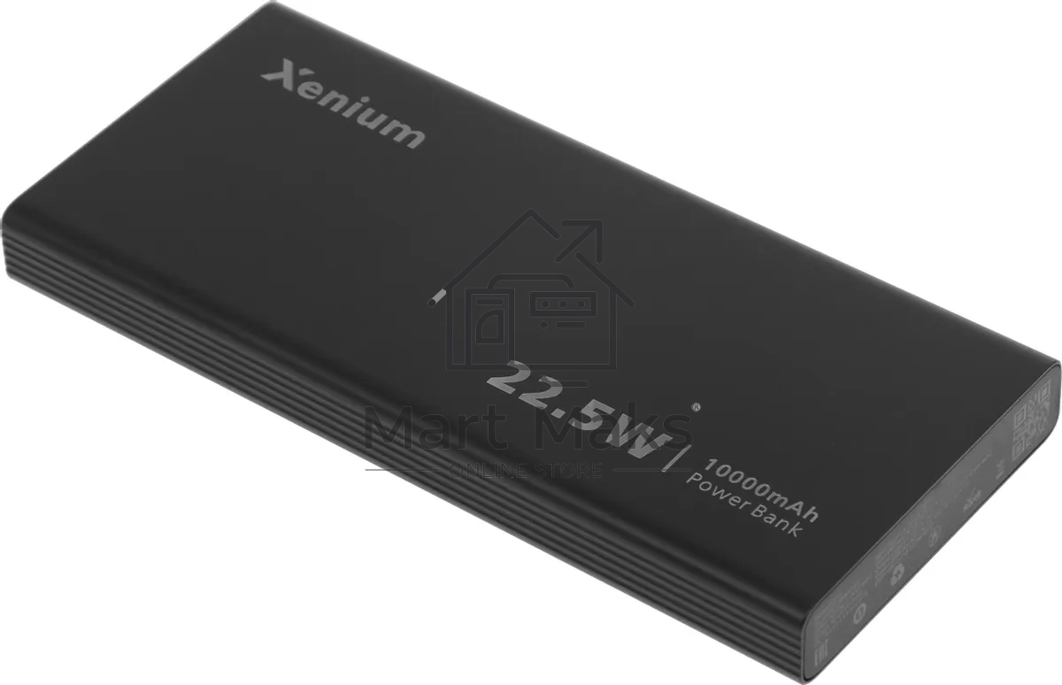 Портативный аккумулятор Xenium CTP2210 10000mAh 22.5W 5A серый (CTP2210BK/00)