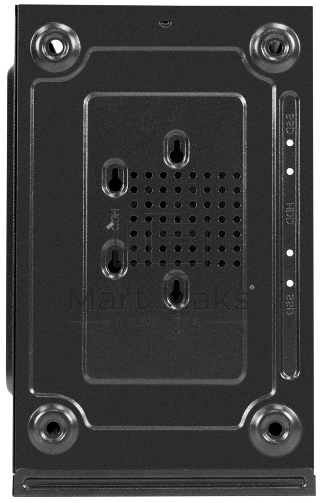 Компьютерный корпус Minitower ExeGate BAA-403U-AA500 (mATX, БП AA500 с вент. 8см, 2*USB+1*USB3.0, HD Audio, черный)
