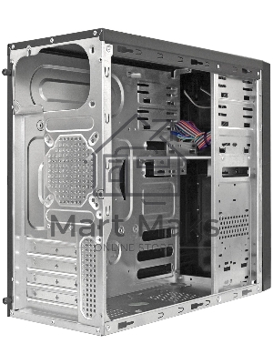 Компьютерный корпус Minitower ExeGate EX299309RUS MA-373X-UNS350 (mATX, БП UNS350 с вент. 12см, 2*USB, аудио, черный)