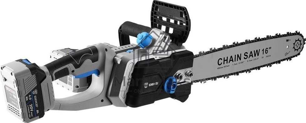 Пила цепная аккумуляторная бесщеточная DEKO DKCHS 40 PRO, 16