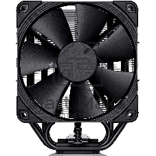 Кулер для процессора Noctua NH-U12S chromax черный, 120 мм, медь, 1500 об/мин, 22.4 дБ, 4 pin PWM, высота 158 мм