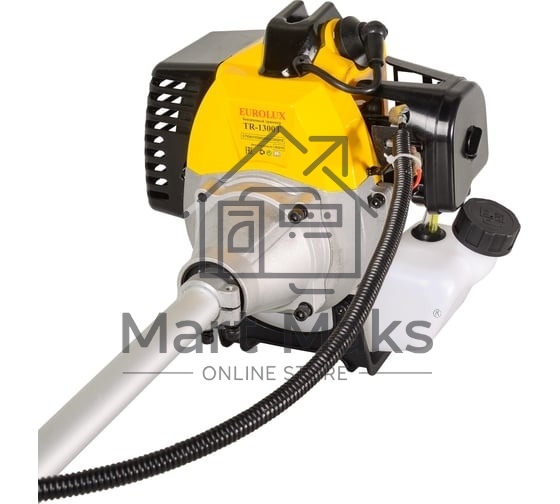 Бензиновый триммер Eurolux TR-1300T 70/2/16 2-х тактный, 1,3 кВт, ширина 255мм, бак 700мл, 7кг
