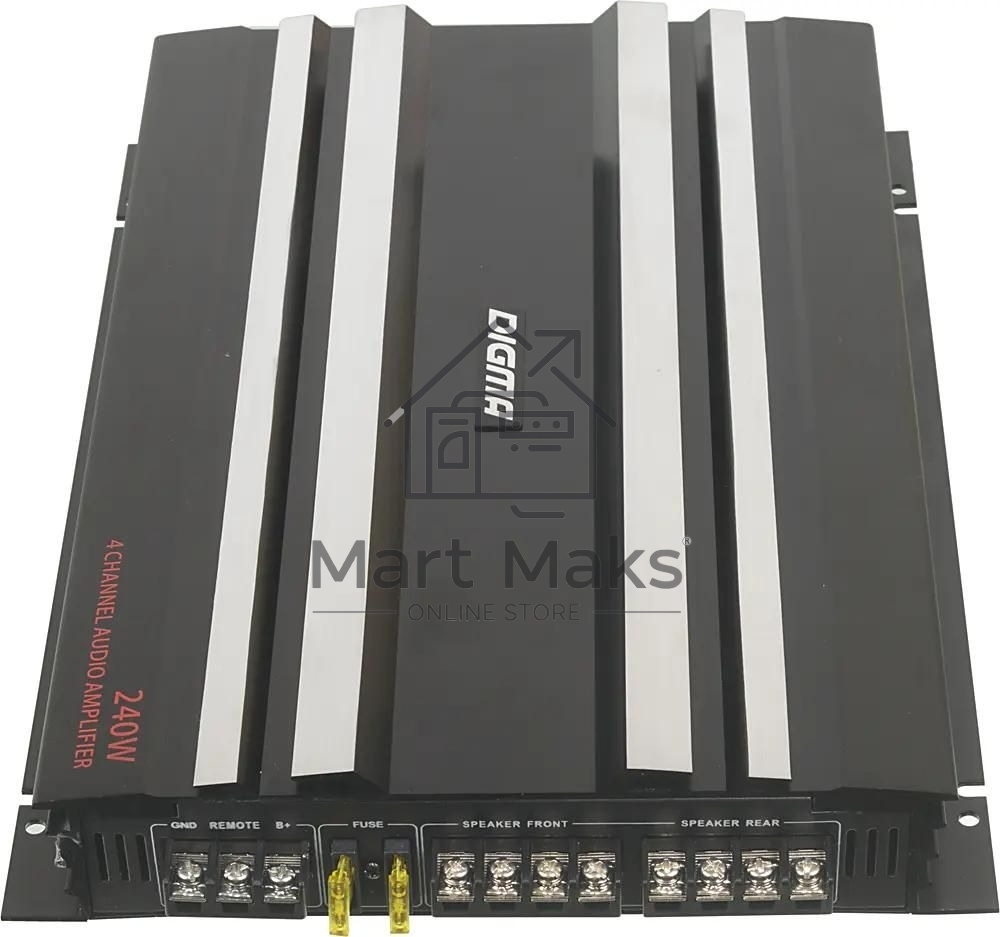 Усилитель автомобильный Digma DCP-400 четырехканальный