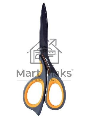 Ножницы Deli E6027 Expert Soft-touch универсальные 175мм ручки с резиновой вставкой сталь ассорти блистер