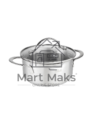 Кастрюля Taller TR-17251 1,4 л. Сталь 18/10, толщина дна/стенки 3,5/0,6 мм.