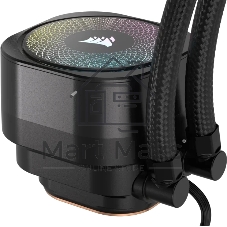 Система жидкостного охлаждения Corsair NAUTILUS 240 ARGB (240мм, черный, ARGB/ Fans: 2x120мм, 74.37CFM, 34dBA, 2100RPM/ S: 1851, 1700, AM5, AM4)