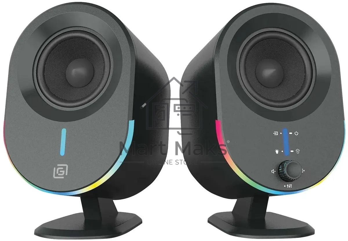 Колонки Оклик OK-303A 2.0 черный 20Вт BT