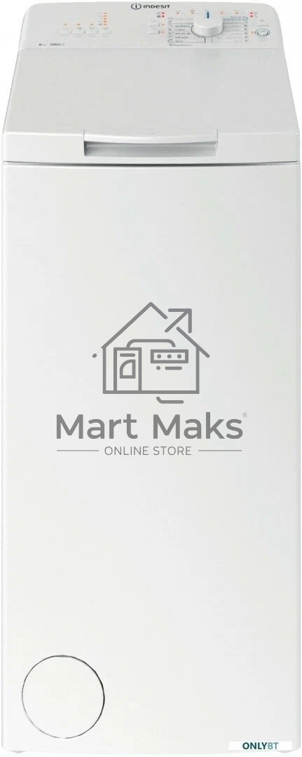 Стиральная машина Indesit BTWL60400EEN белый, загрузка вертикальная 6 кг, 1000 об/мин., класс: А+