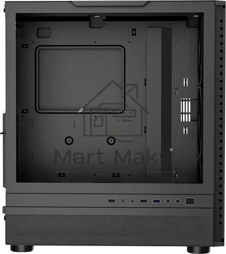 Компьютерный корпус PcCooler ME200 MESH BK черный без БП ATX 2xUSB3.0 audio bott PSU