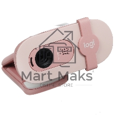 Веб-камера Logitech Brio 90 (960-001625) pink