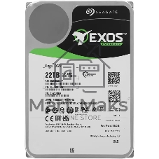 Жесткий диск HDD Seagate Exos X22 22Tb 7200rpm SAS 512Mb 3.5