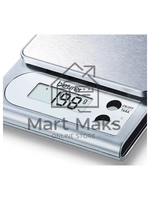 Весы кухонные Beurer KS22 макс.вес:3кг серебристый