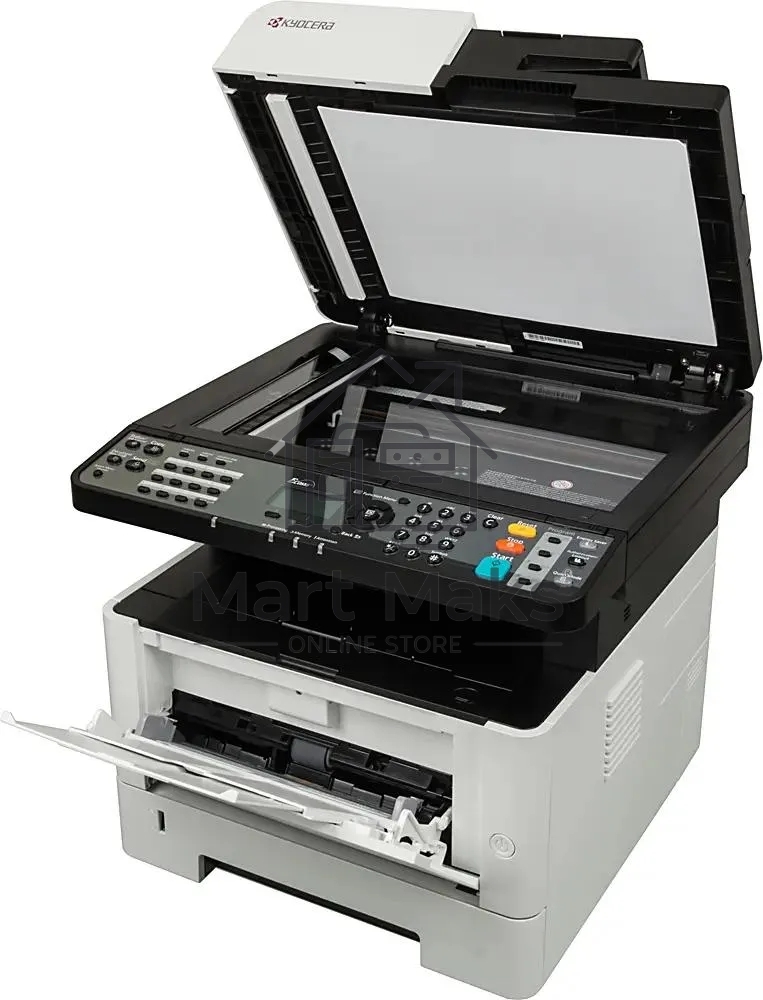 МФУ лазерный Kyocera Ecosys M2040dn (Азия) (1102S33AX0), A4, ч/б, печ. до 40 стр/мин., скан. до 40 стр/мин. (ч/б) 23 стр/мин. (цвет), 1200 x 1200 dpi (печать) 600x600dpi (скан.), USB, RJ-45 (старт.картр. TK-1178)