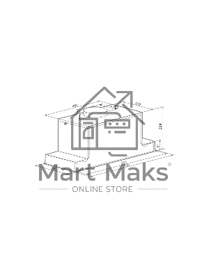 Вытяжка встраиваемая GRAUDE LB 75.1 W белый, 75 см, 700 куб. м/ч, 68 дБ